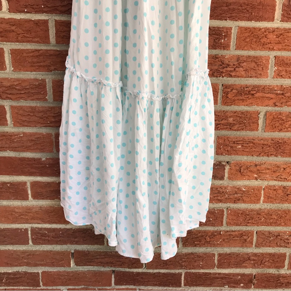 NWOT Anthropologie Araminta James Positano Tiered Maxi Dress Polka Dot Small - Picture 10 of 11